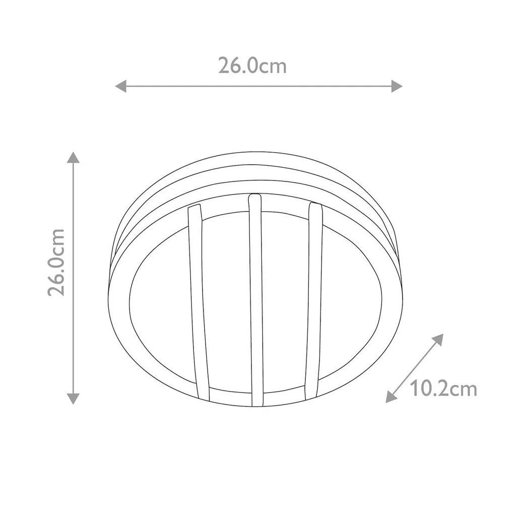 Lampe Sven Elstead Extérieure E27 60W Graphite Résistante Intempéries