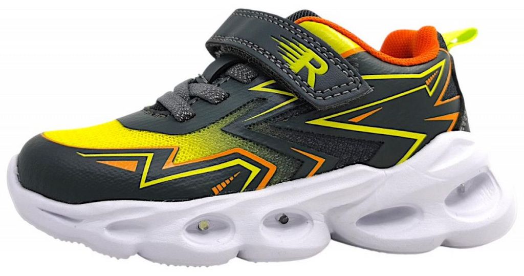 Richter Kinderschuhe Jungen Halbschuhe Klettschuh Grau Freizeit, Schuhgröße:25 EU