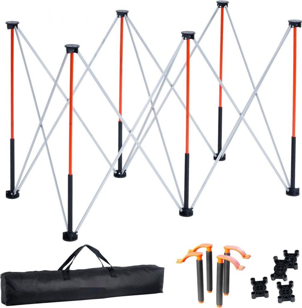 Tragbarer Klappbarer Montageständer 1267x665x867mm - Praktische Aufbewahrungstasche - Montagehilfe-System - Platzsparender Ständer für die Werks...