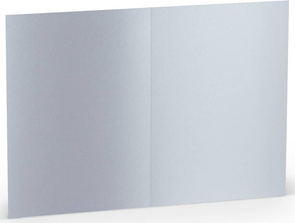 Doppelkarte A6 hoch Marble white