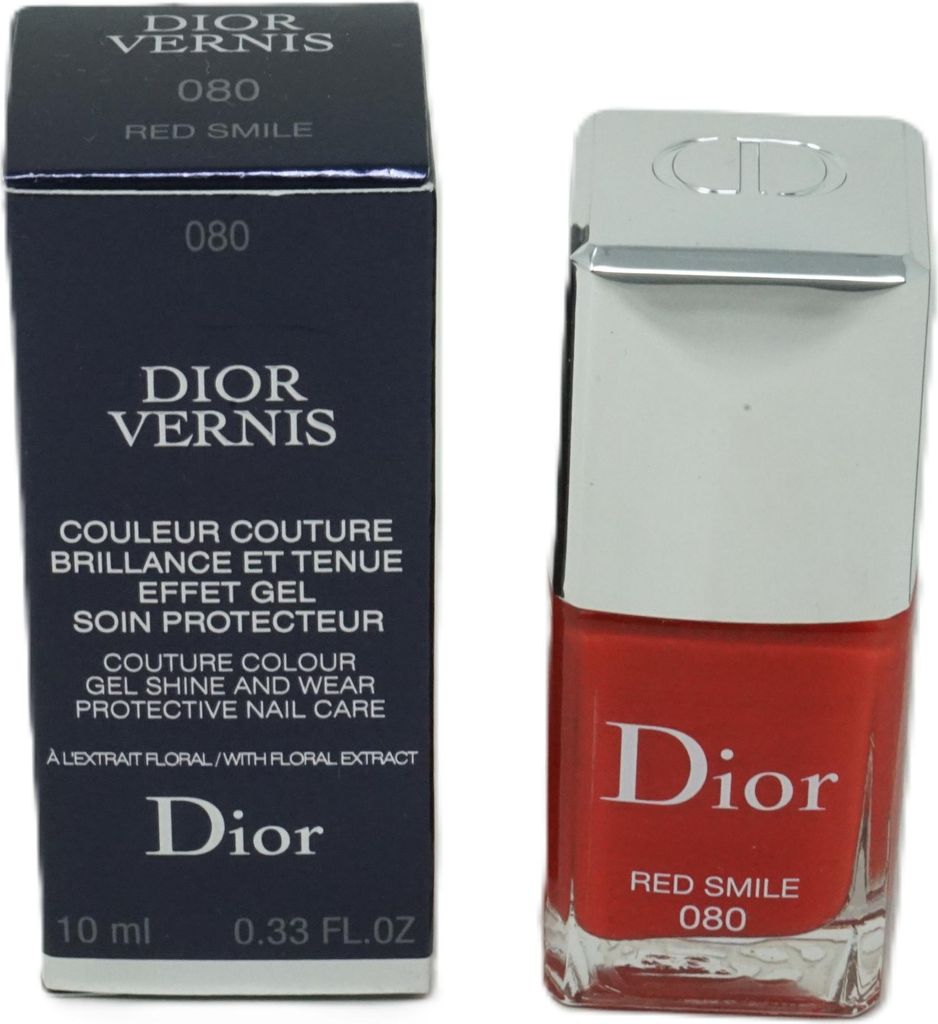 Christian Dior, Vernis, Gel-Effect, Nail Polish, 080, Red Smile, 10 ml