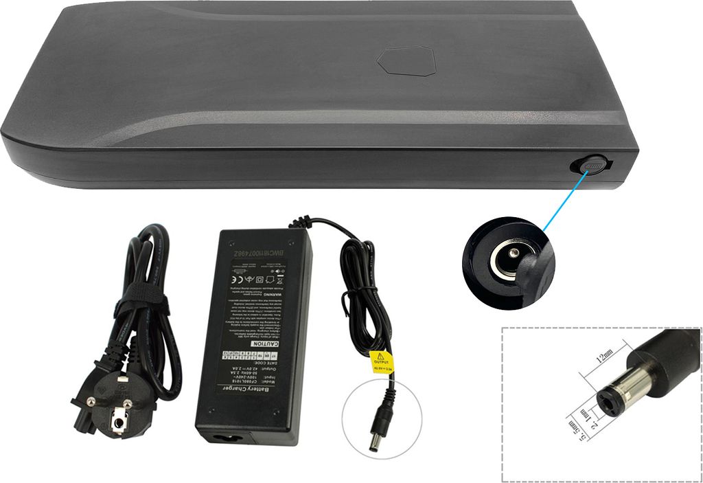 PowerSmart E-Bike Akku 36V/14.5Ah/522Wh eBike Akku für Produktbild 