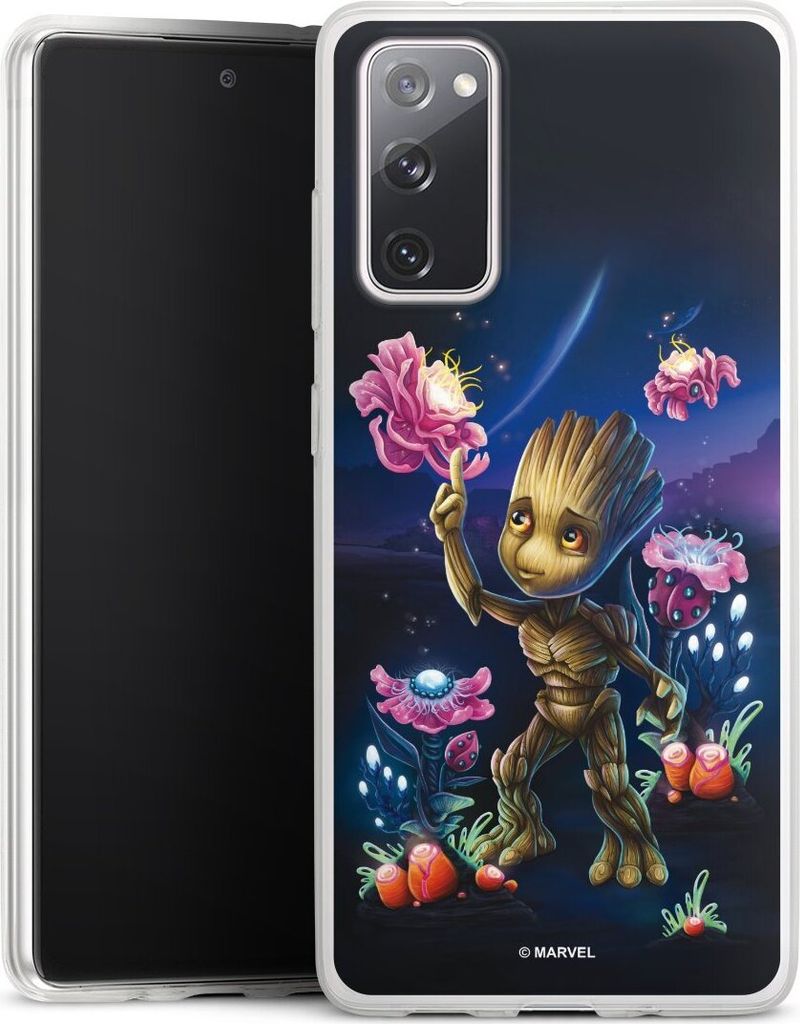 DeinDesign Slim Hülle für Samsung Galaxy S20 FE Silikon Case Ultra Dünn Handyhülle Marvel Guardians Of The Galaxy Baby Groot