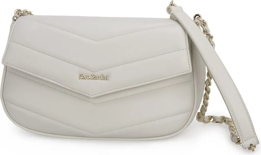 Sac Nero Giardini Matelassé 443770711 : Sac Bandoulière Blanc Chic