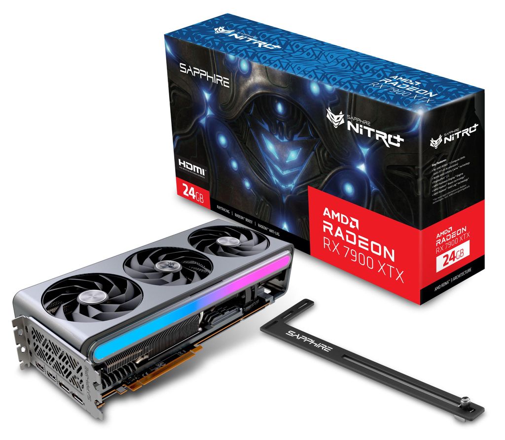 Sapphire Radeon RX7900XTX Gaming OC Nitro+ 24GB GDDR6 HDMI Zdjęcie produktu 