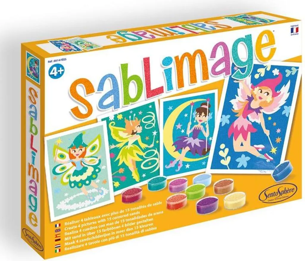 Sentosphere 8814 Sablimage Fate - Kit Creativo Sabbia per Bambini 4 Anni