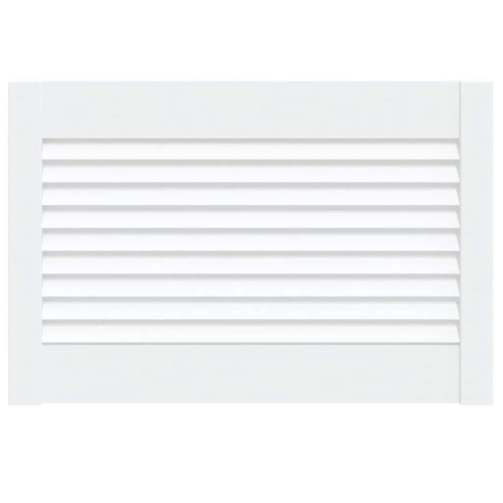Frontale Armadio a Doghe vidaXL Bianco 39,5x59,4 Legno Pino Massiccio
