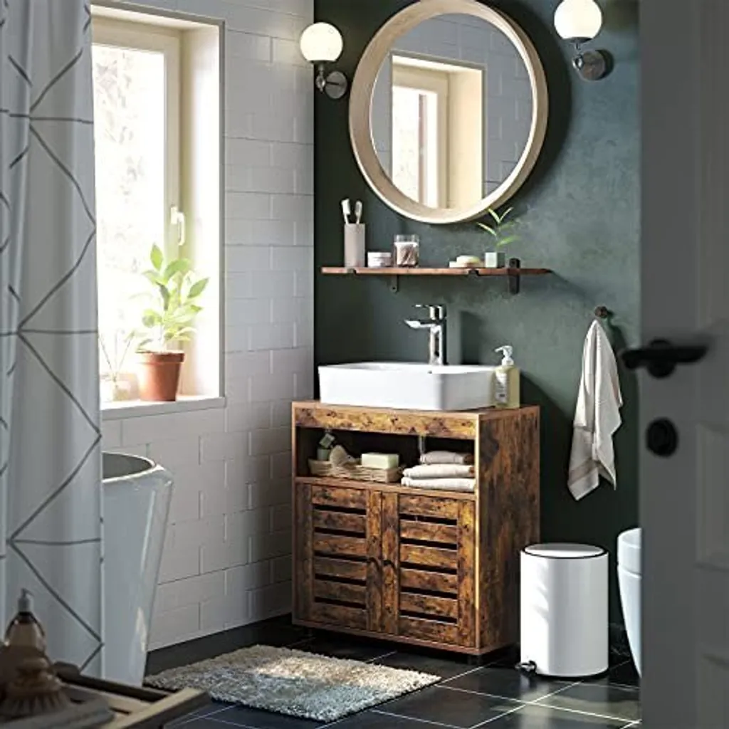 Mobile Bagno 60x30x63 Marrone Rustico | Montaggio Facile & Qualità - 2