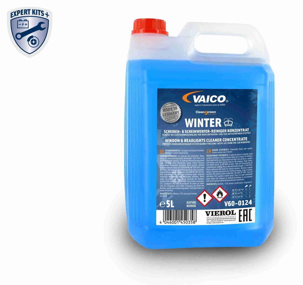 VAICO V60-0124 Scheibenfrostschutz Kanister Blau 5L