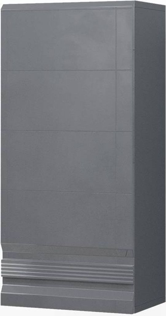 Vicco Badschrank Fredd, 36.4 x 77 cm, Anthrazit Hochglanz