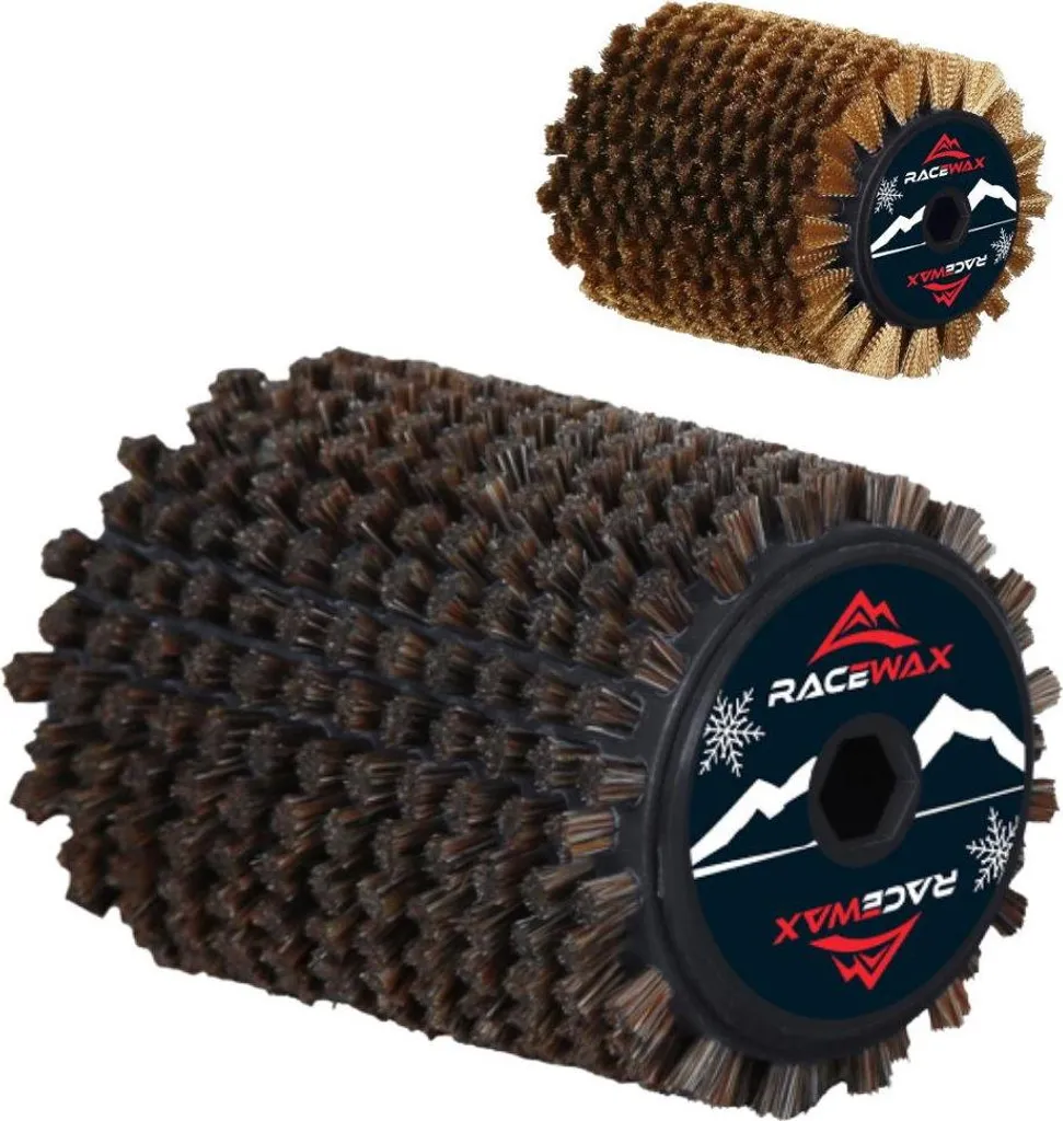 Spazzole Rotanti RaceWax 120mm Rame e Crine - Tuning Sci Professionale