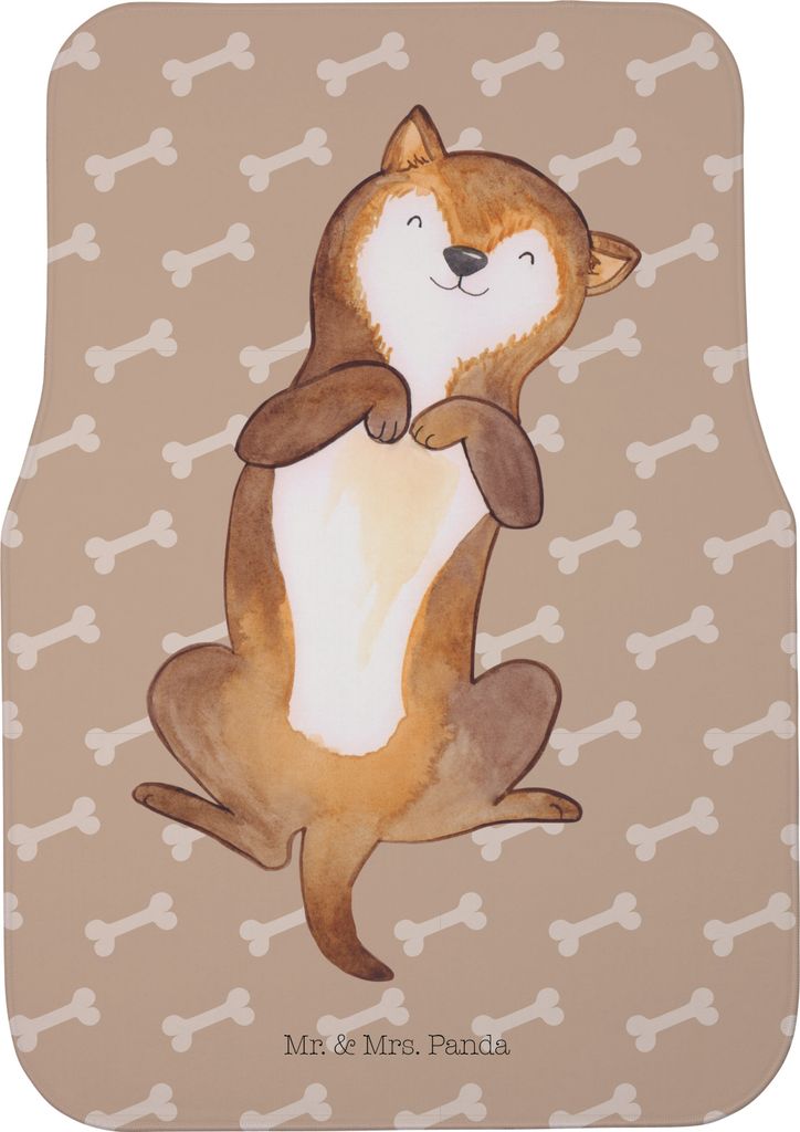 Mr. & Mrs. Panda Fußmatte Auto Hund Streicheln - Hundeglück - Geschenk, Automatte, Bauch, Fürs, Hunde, Sprüche, Hundemama, Kfz, Süß, Teppich,...
