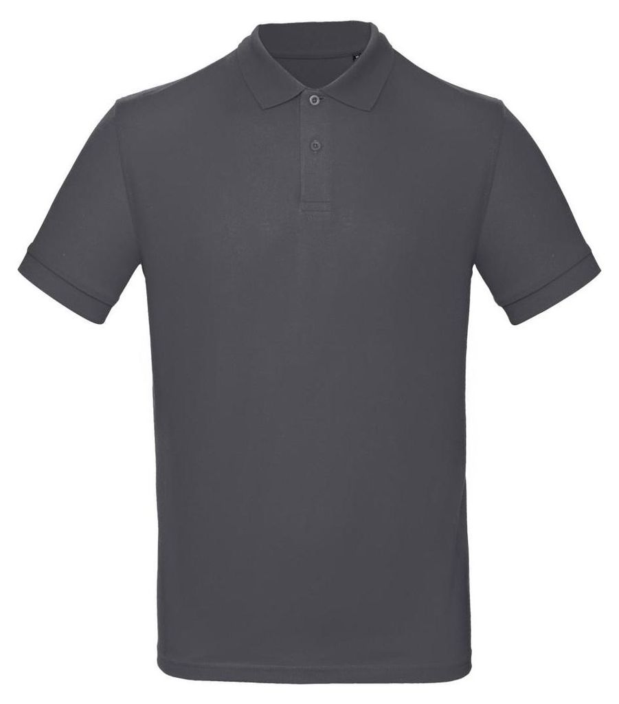 B&C Herren Inspire Polo FK110 (XL) (Dunkelgrau)