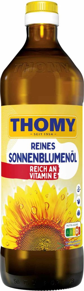 THOMY Reines Sonnenblumenöl (750ml Flasche) Produktbild 