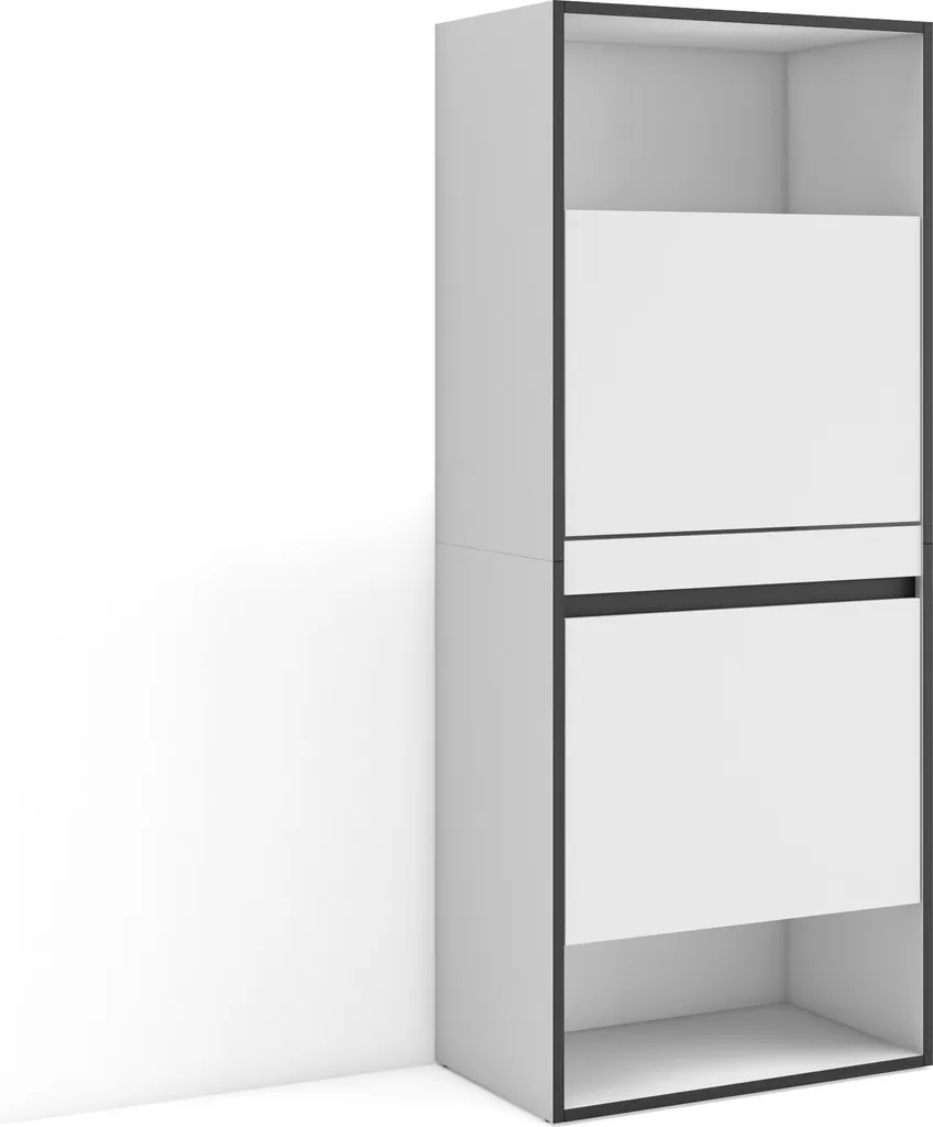 Armoire chaussures pour chambre blanche COZY - Rangement Gain de Place