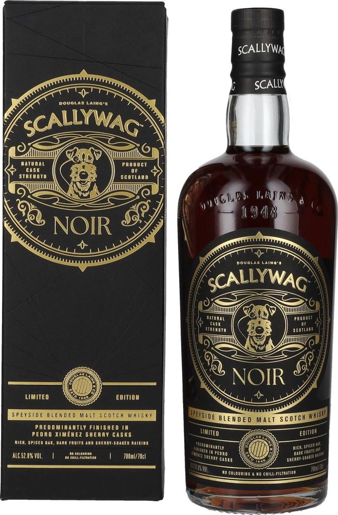 Douglas Laing SCALLYWAG Noir Edition PX Sherry Cask Image du produit 