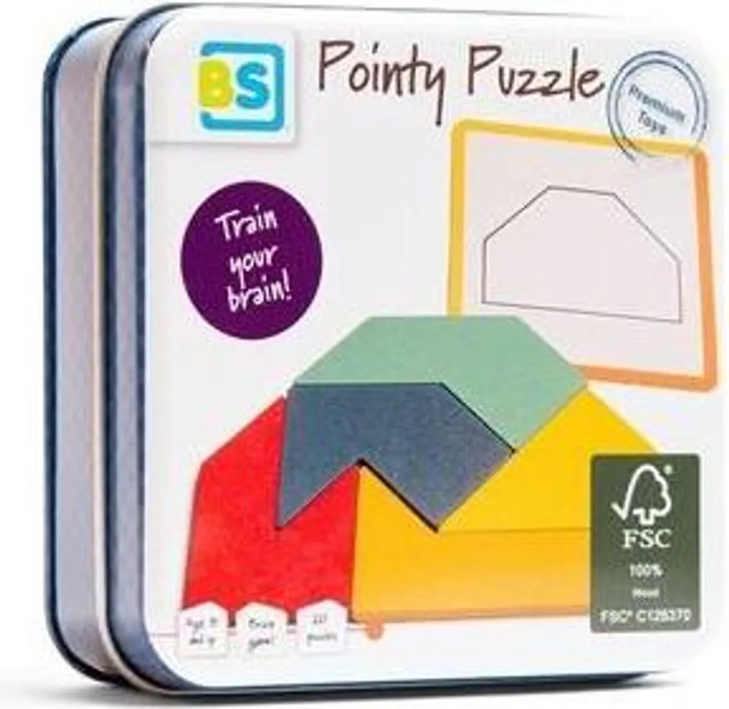Jeu de Cartes Éducatif Pointed Puzzle pour Apprentissage des Formes