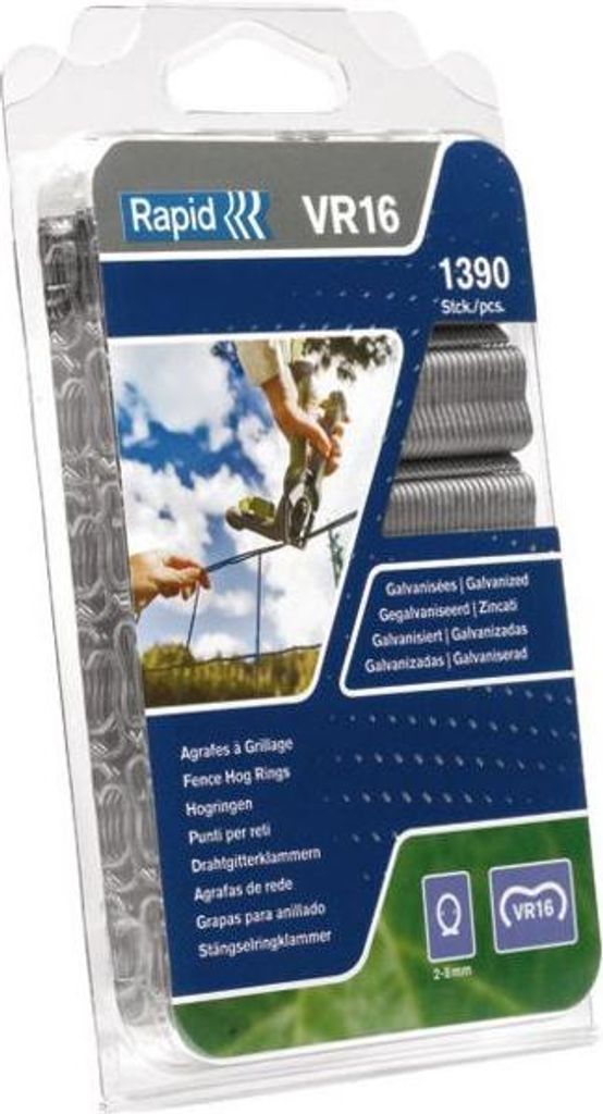 Vr22 Galva - Drahtgitterklammern - Packung 1600 Produktbild 