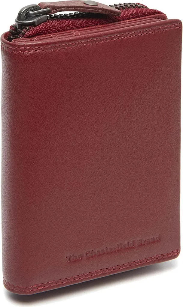 The Chesterfield Brand Lenwick Wallet Red - Portafoglio Pelle Rosso Scuro