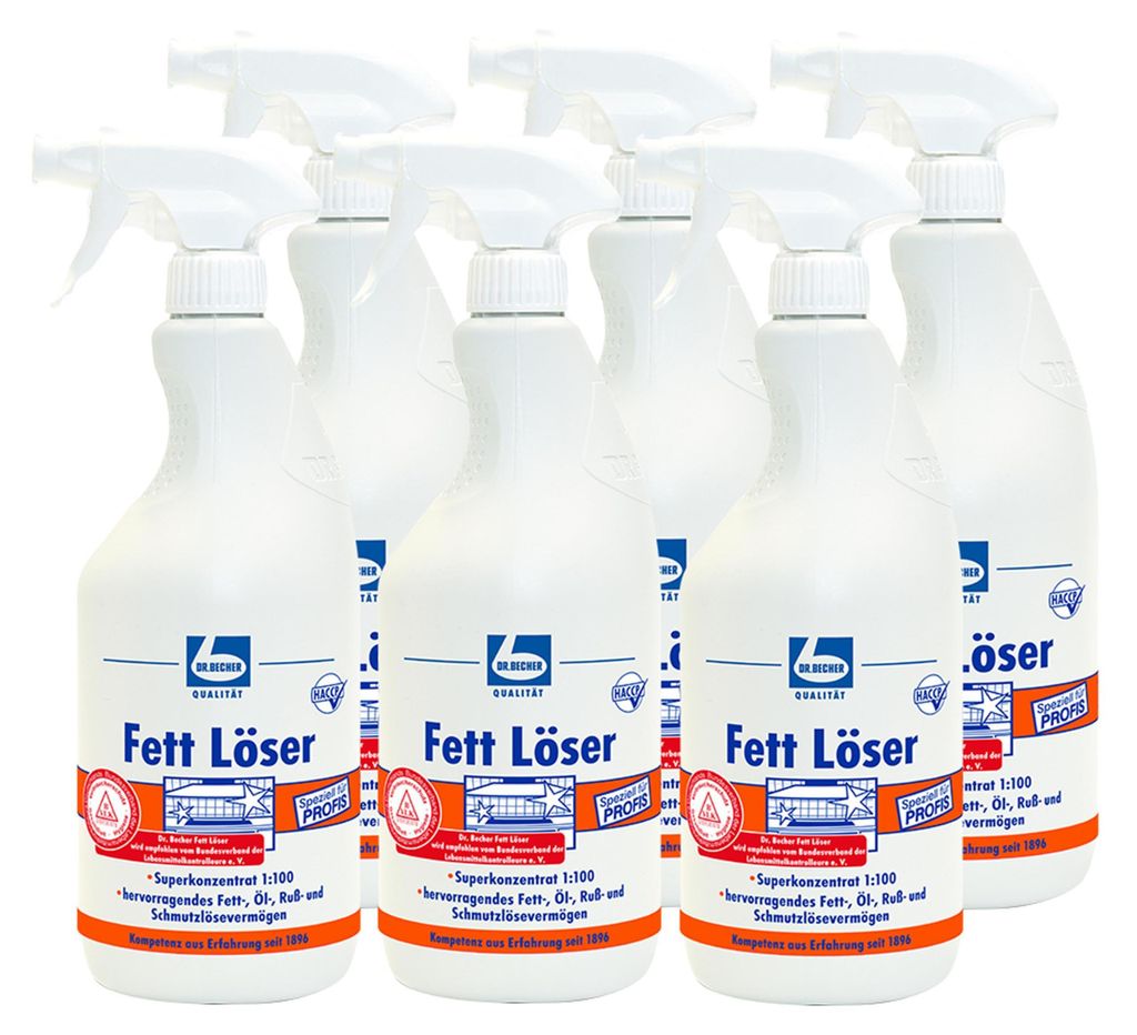 Dr. Becher Fett Löser 1L hochwirksamer Öl- und Fettlöser Produktbild 