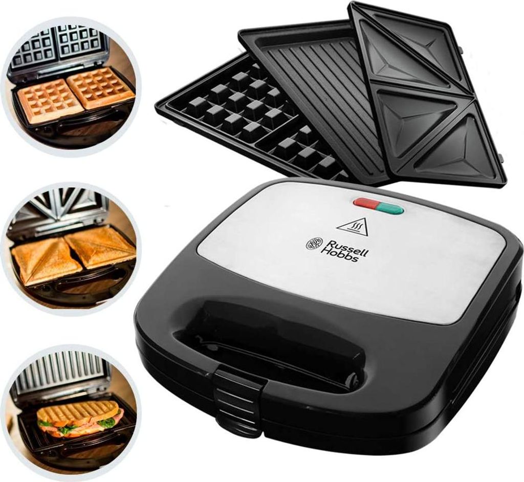 Russell Hobbs Fiesta 24540-56 760W 3-in-1 Sandwichmaker, Produktbild 