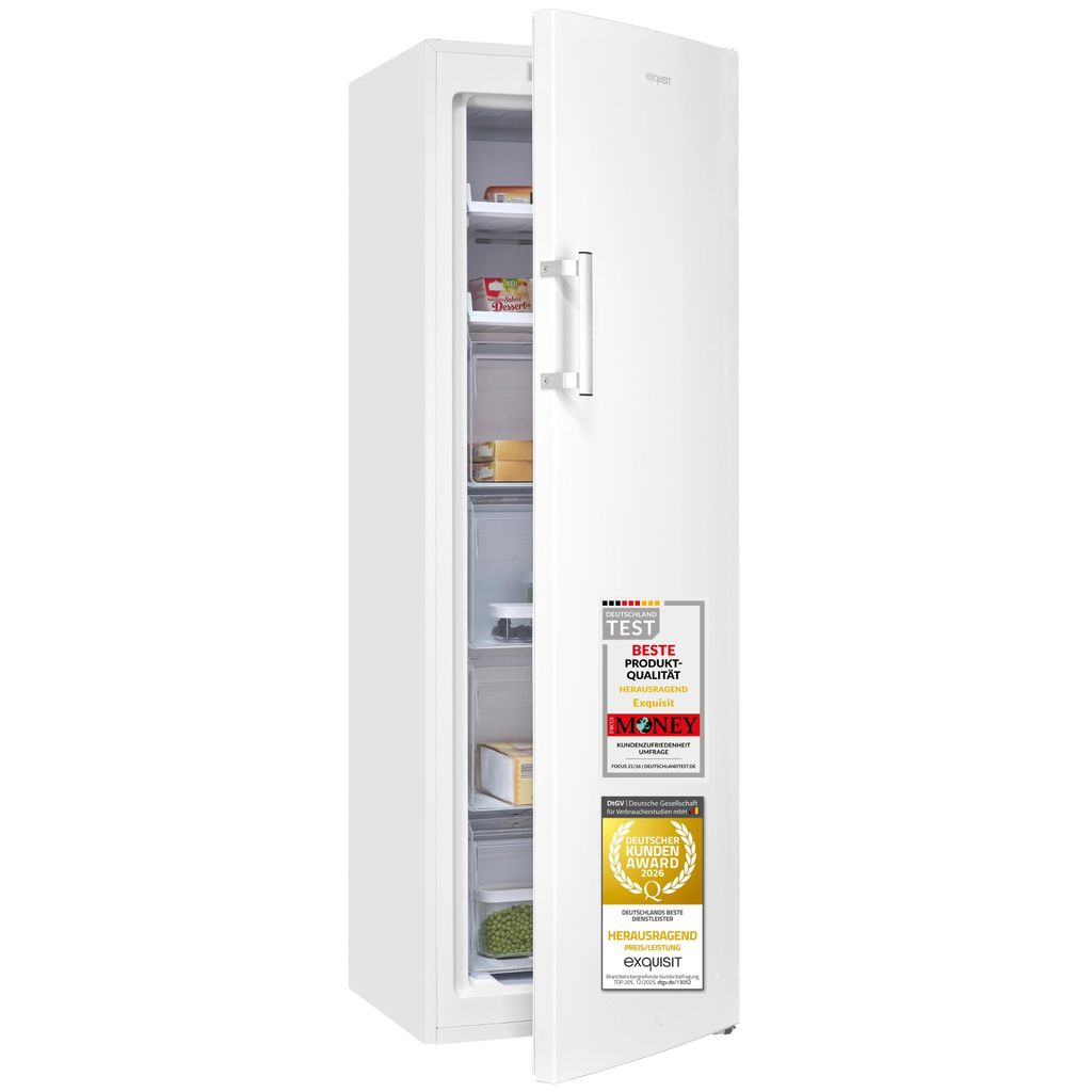 Exquisit Gefrierschrank 204 l No Frost | Energieklasse C | Produktbild 