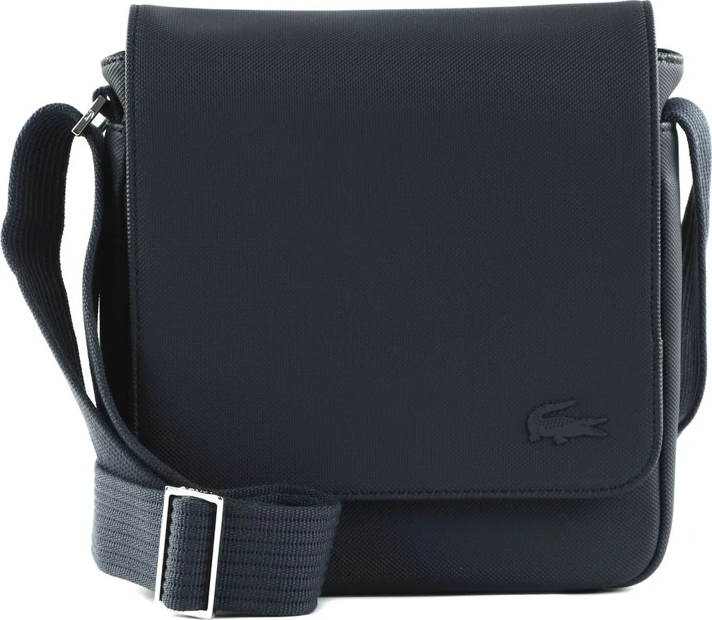 Borsa Uomo Lacoste Classic Flap Marine 166 - Design Funzionale - 1