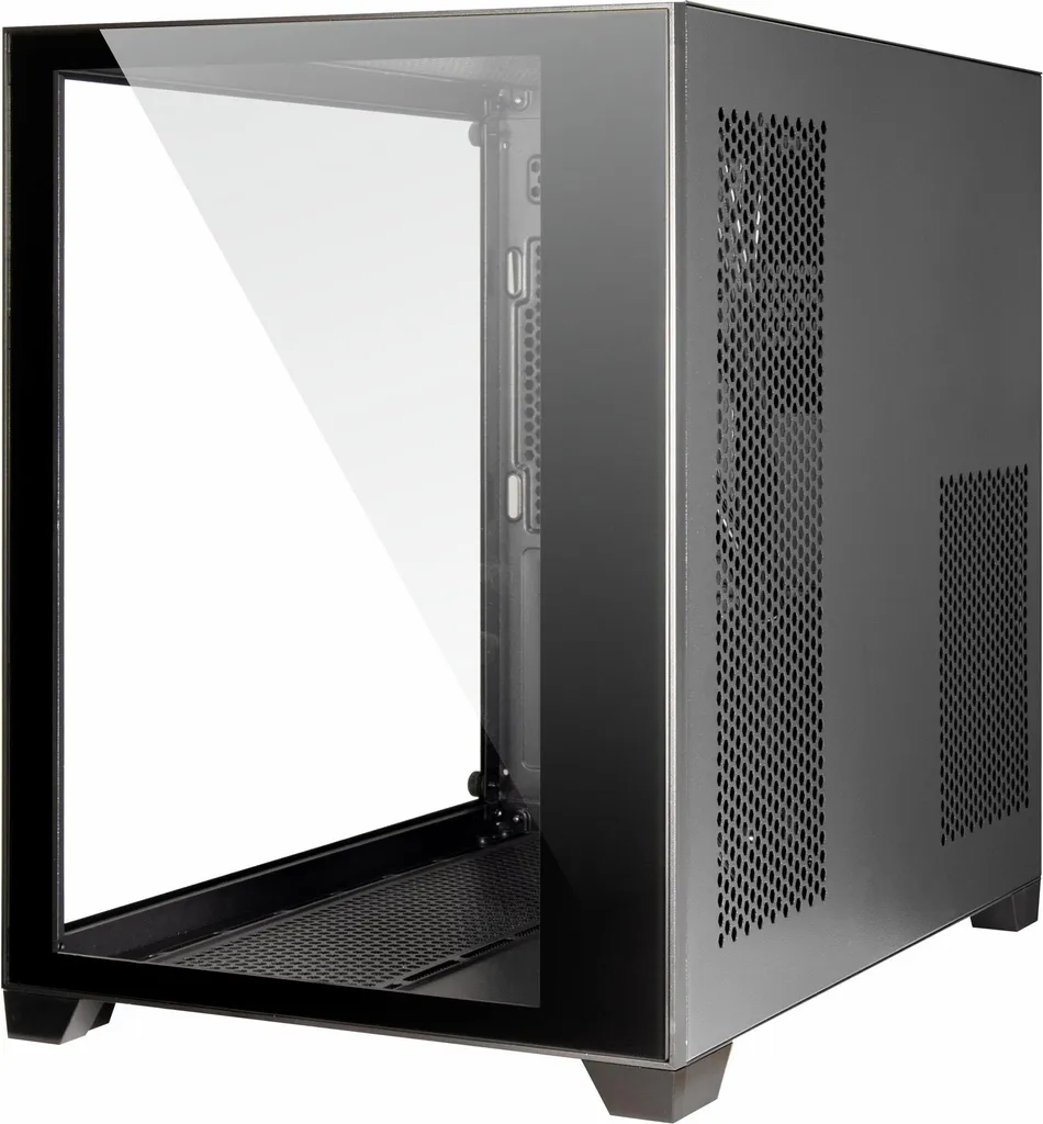 Boîtier PC Gamer Micro-ATX Inter-Tech C-501 Aspect avec Panneau Latéral Vitré - 4