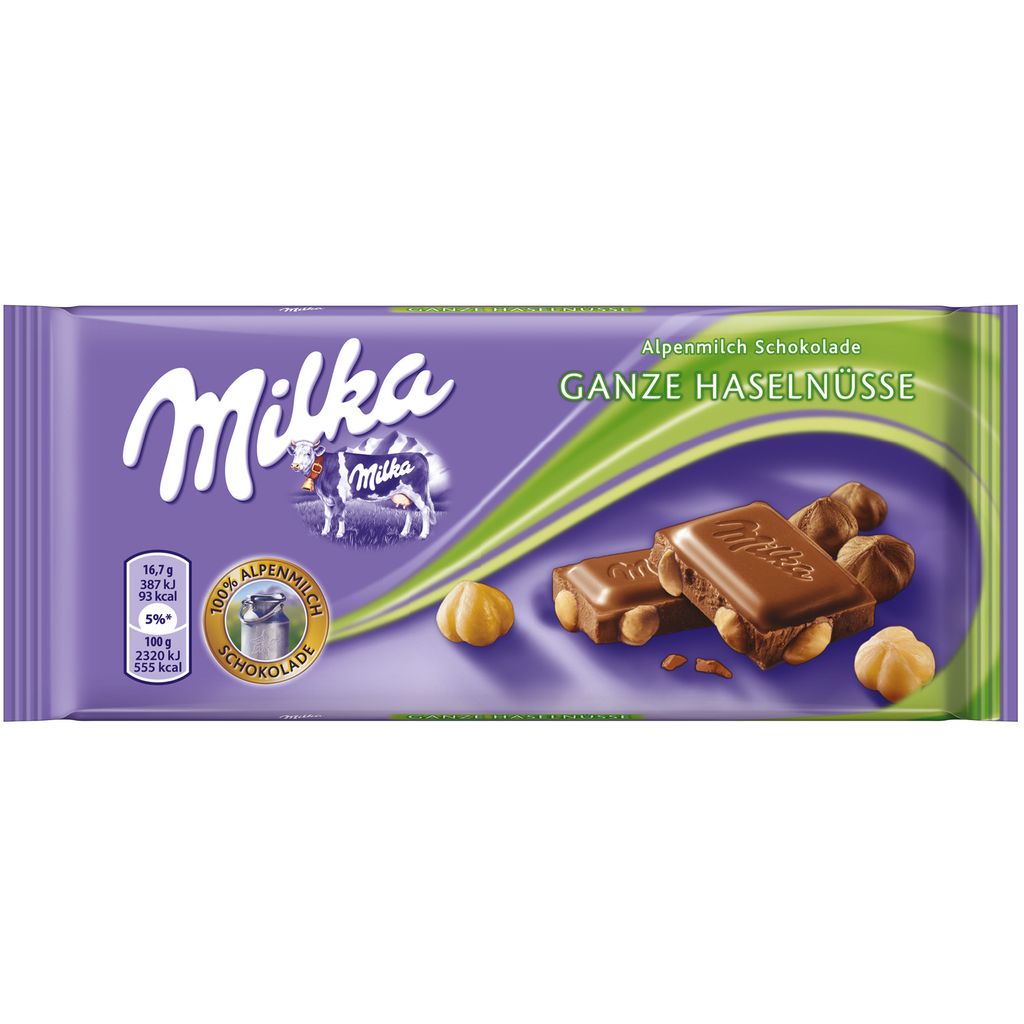 Milka celé lieskové oriešky Obrázok produktu 