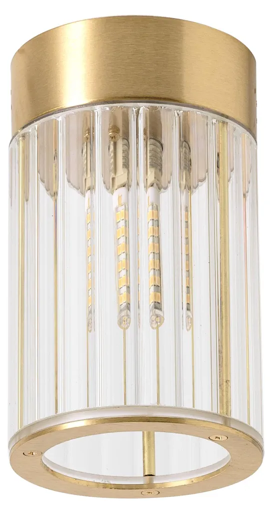 Plafonnier Design de Salon ARIA 1225 Zuma Premium en Chrome et Verre
