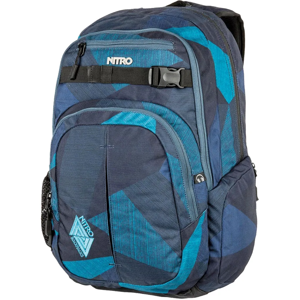 NITRO zaino per il tempo libero zaino con scomparto per laptop Daypacker Collection Chase Backpack 35L Fragments Blue