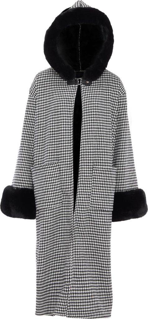 OSHA damen strickponcho - wollweiss, M