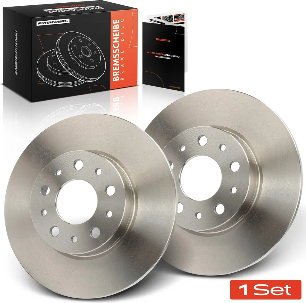 Kit Freinage Arrière pour Fiat 500L et Tipo - 2 Disques de Frein Neufs