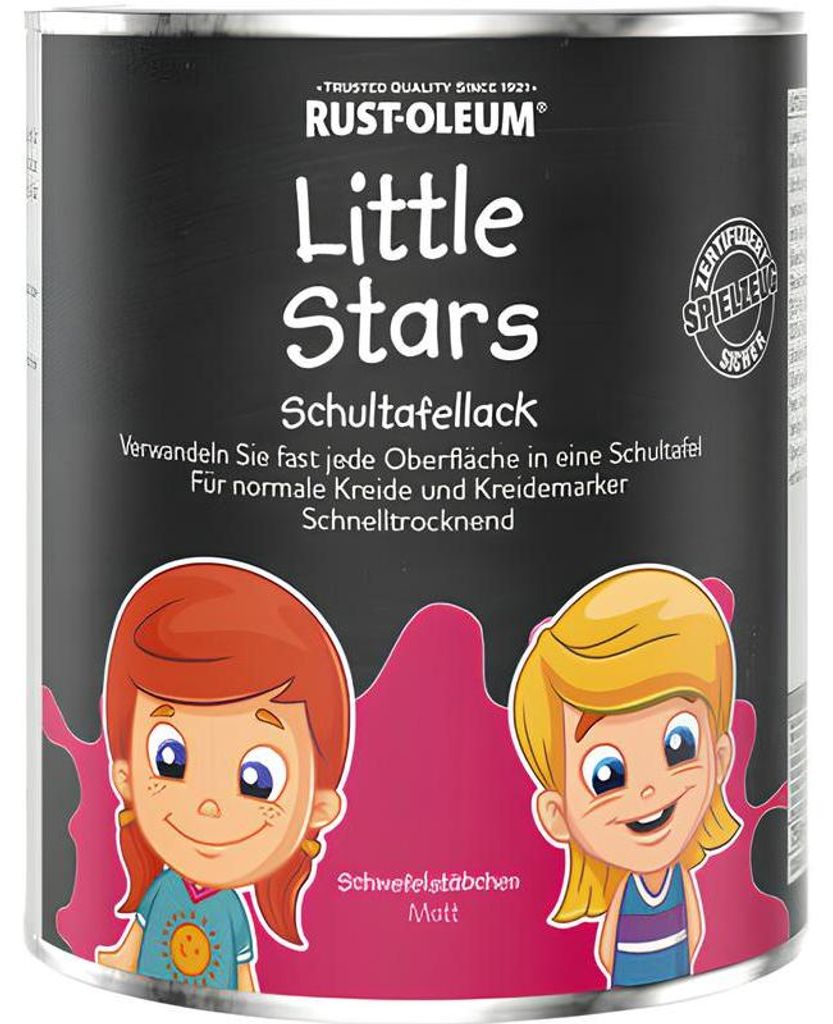 Little Stars Schultafellack Schwefelstäbchen pink 750 ml Produktbild 