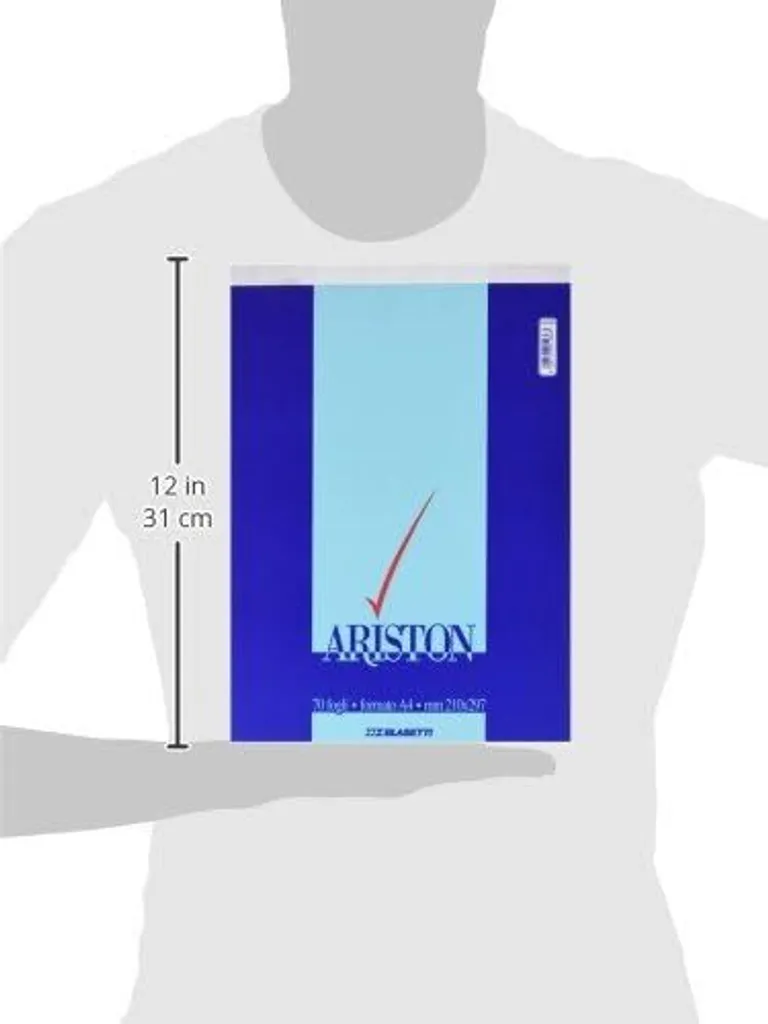 Cahier A4 ligné Ariston CF10 avec couverture texturée Metallic Dot