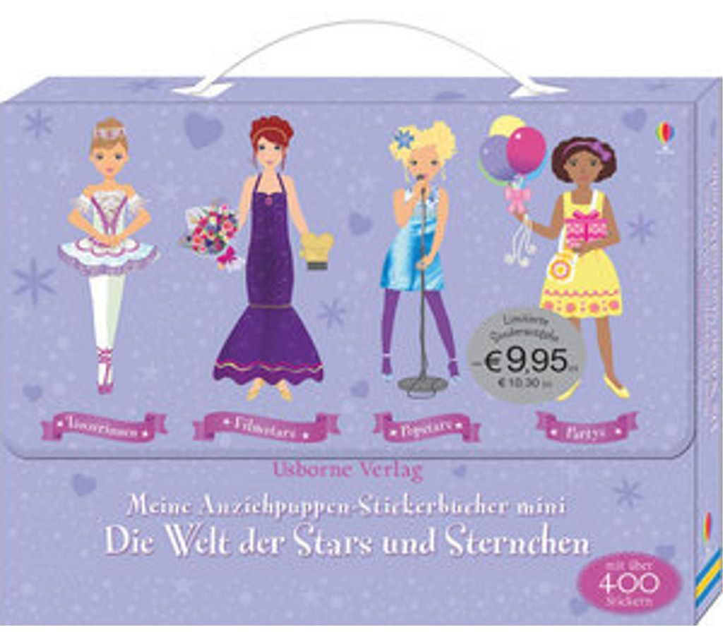 Meine Anziehpuppen-Stickerbücher mini: Die Welt der Stars und Sternchen
