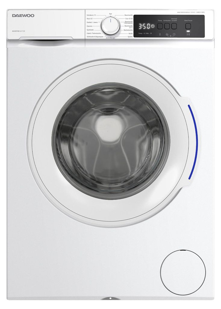 Daewoo Waschmaschine 10kg Eco-Logic Allergy Safe AquaStop Produktbild 