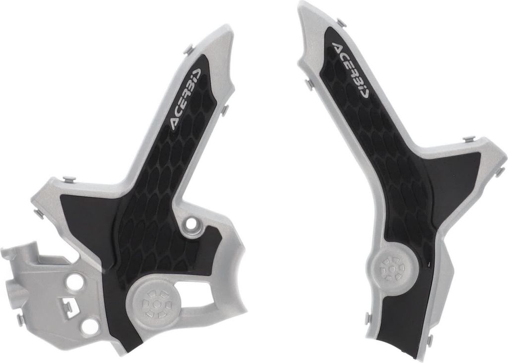 ACERBIS X-Grip Rahmenprotektor Grau/Schwarz für HONDA