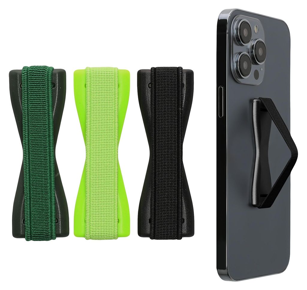 kwmobile Smartphone Fingerhalter 3 Set - Handy Halter Griff Produktbild 