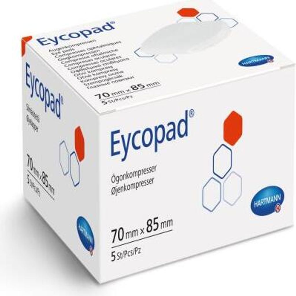 Eycopad Augenkompressen 70x85 mm unsteril 5 St