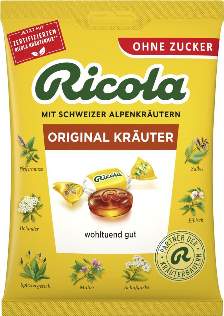 Ricola o.Z. Bonbons aux herbes 75 g Image du produit 