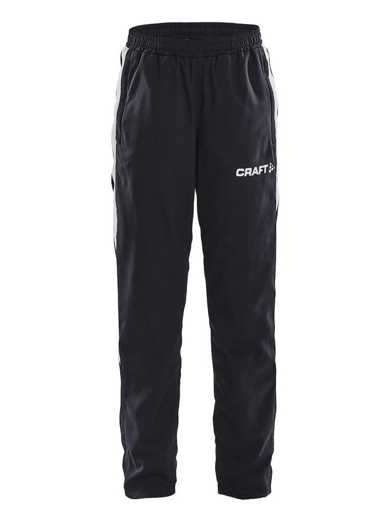 CRAFT Pro Control Woven Pants JR Black/White 122/128