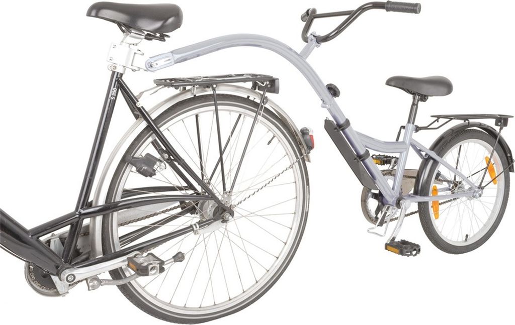 Terra Bikes Kinderrad-Nachläufer Trailer silber, 20" , RH 28cm