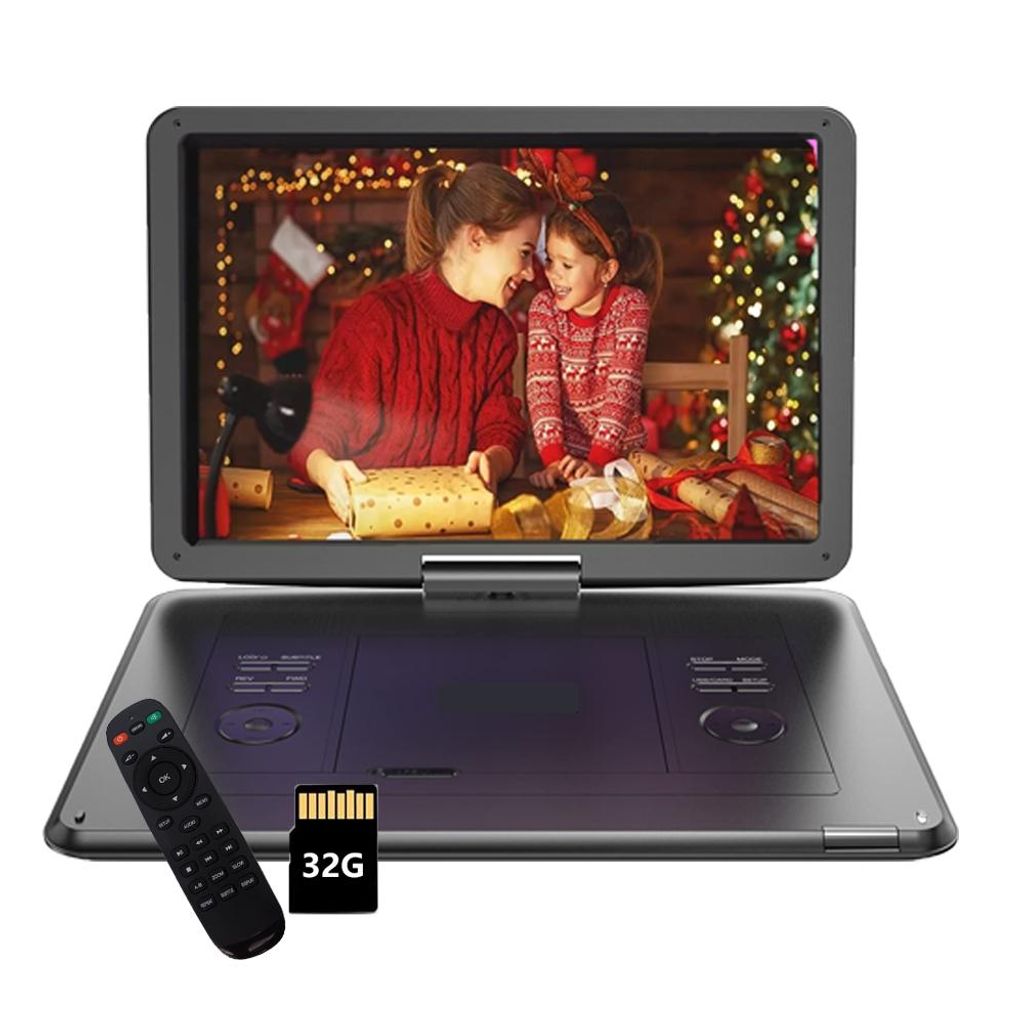 17.5" Tragbarer DVD Player mit 15.6" HD Drehbildschirm für Produktbild 