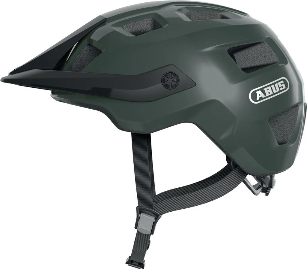 Casque de vélo tout-terrain Abus MoTrip vert pour adulte taille S