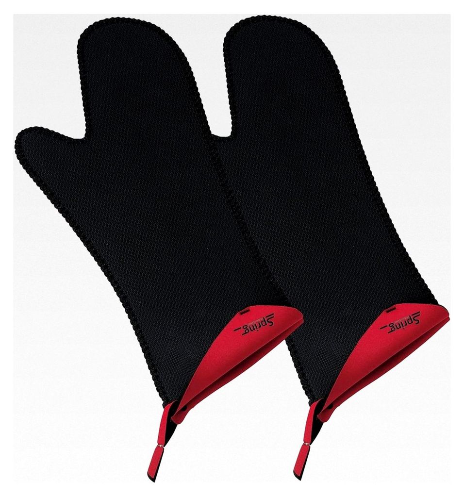 Backhandschuhe, Normal, Schwarz