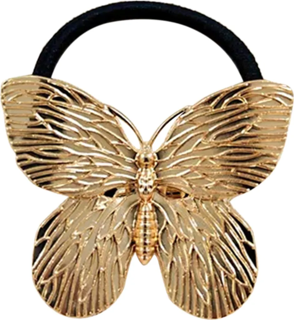 Headband Farfalla Oro - Fascetta Capelli per Foto Instagram e TikTok
