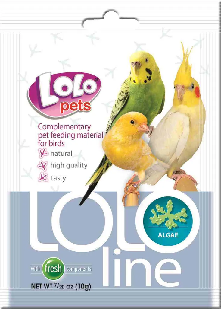 Integratore Alghe Marine LoLo Pets per Salute Tiroide Pappagalli