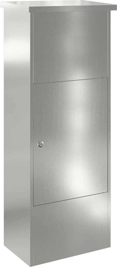 vidaXL Schránka na balíky čierna 44,5 x 29 x 110,5 cm Obrázok produktu 