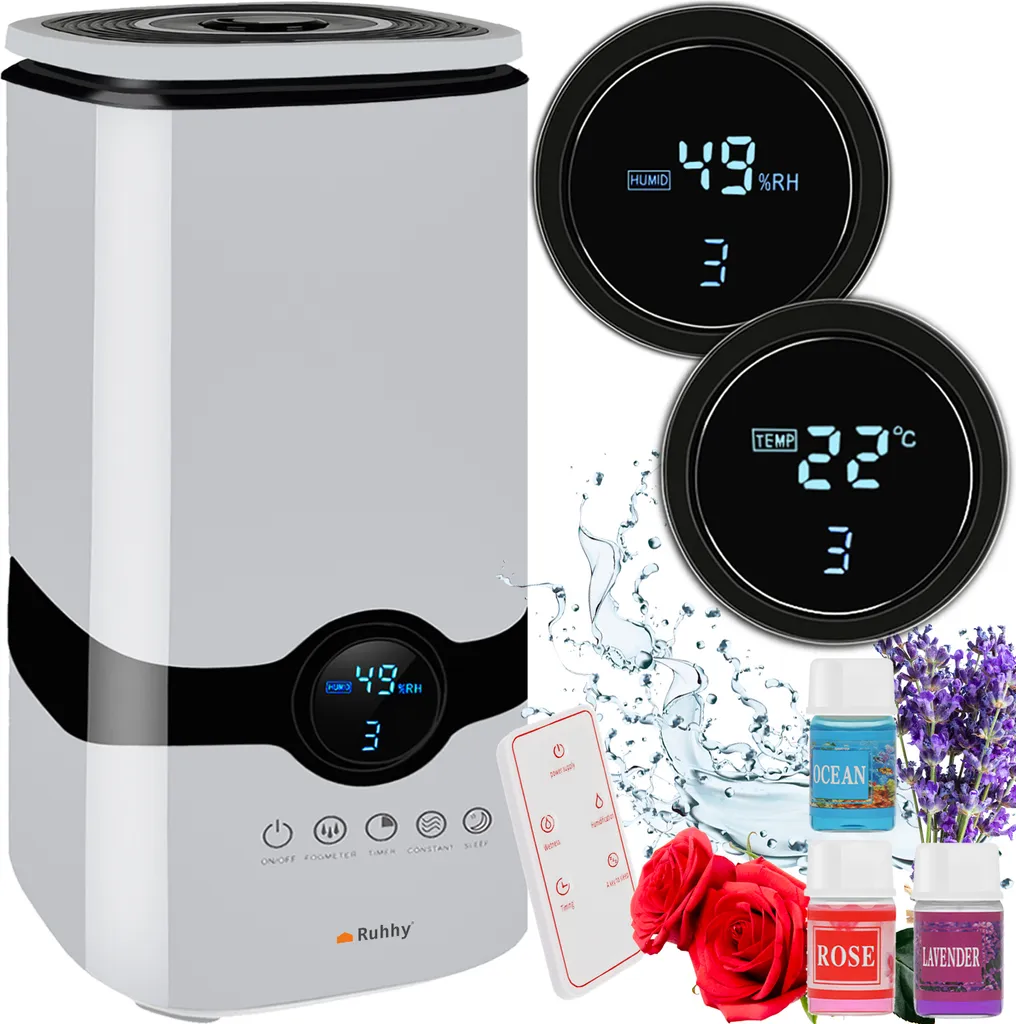 Humidificateur d'air pour Chambre et Salon avec Diffuseur de Lavande Zen